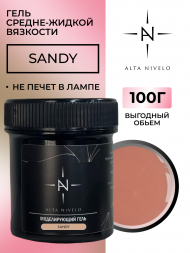 ALTA NIVELO   Гель для моделирования   Gel Black   SANDY   100г
