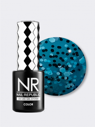 NAIL REPUBLIC   Гель-лак с вкраплениями   10мл   Stone Crumb   #704