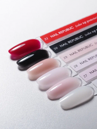 NAIL REPUBLIC   Top PROTECTOR   #30  Black   10мл   Топ без л/с антивандальный цветной