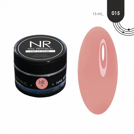 NAIL REPUBLIC   Гель  для моделирования самовыравнивающийся   Gel   CLASSIC   #15   15г   (СНЯТО)